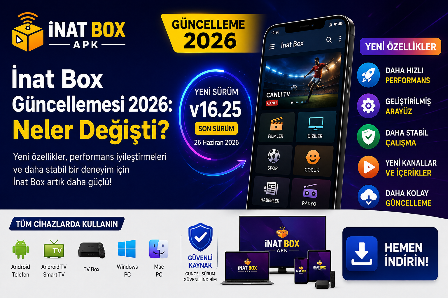 İnat Box güncellemesi 2026